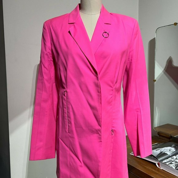 1200$ 1017 ALYX jacket Fuchsia WOMEN Virgin Wool SIZE SMALL